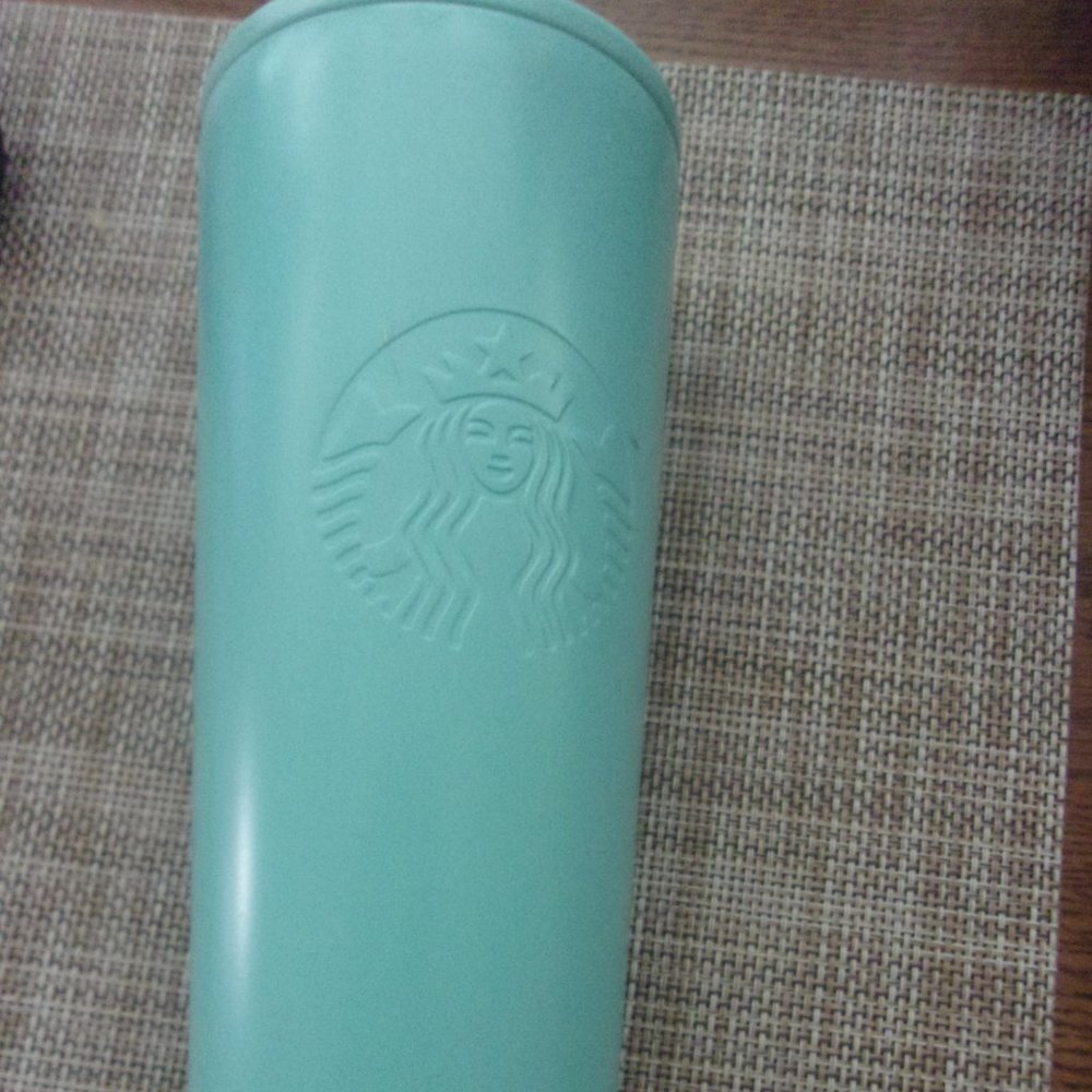 Starbucks Mint Green Stainless Steel Cold Cup Tumbler 16 Fl Oz Starbucks